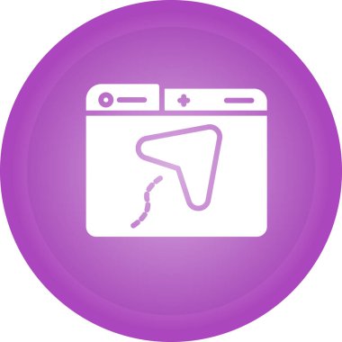 Yumuşak renk arkaplan üzerinde izole edilmiş modayı gösteren işaret simgesi