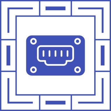 Bir b simgesinin vektör illüstrasyonu