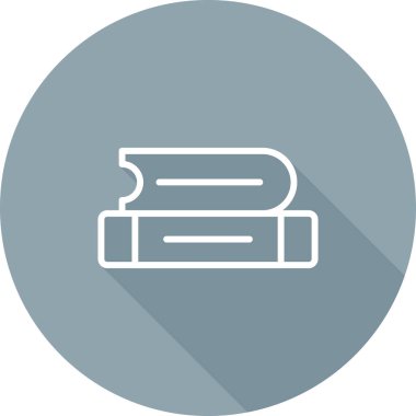 Kitap simgesinin vektör illüstrasyonu