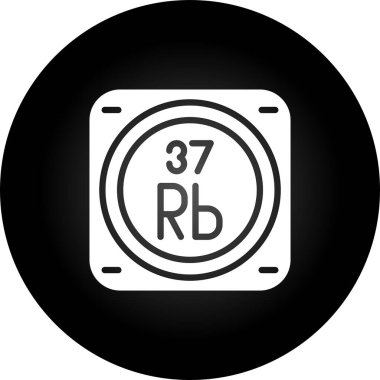 metal kimyasal element simgesi, basit satır biçimi