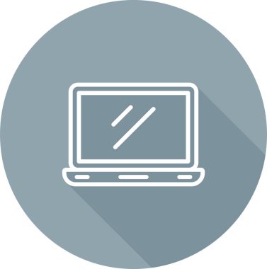 vektör dizüstü simgesi illüstrasyonu