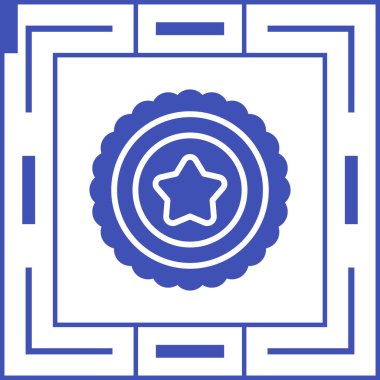 Yıldız simgesinin vektör illüstrasyonu