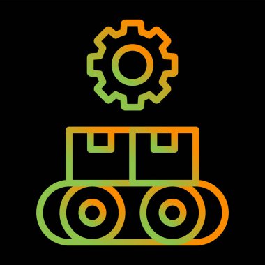 Tren web simge vektör çizim