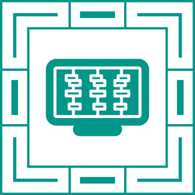 seo modern simgesinin vektör illüstrasyonu