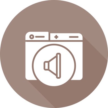 Kamera. Web simgesi basit illüstrasyon