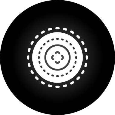 CD mi? Web simgesi basit illüstrasyon