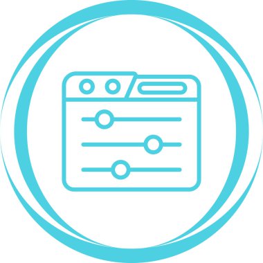 seo modern simgesinin vektör illüstrasyonu