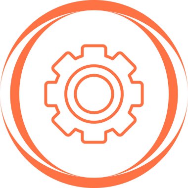 Teçhizat Web simgesi basit illüstrasyon