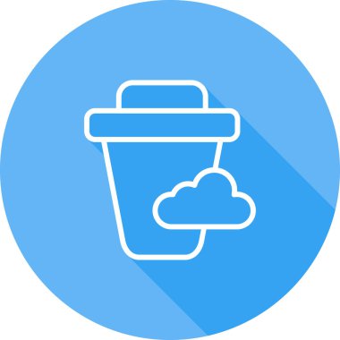 kahve içeceği ikon vektör illüstrasyonu