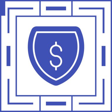 Dolar. Web simgesi basit illüstrasyon