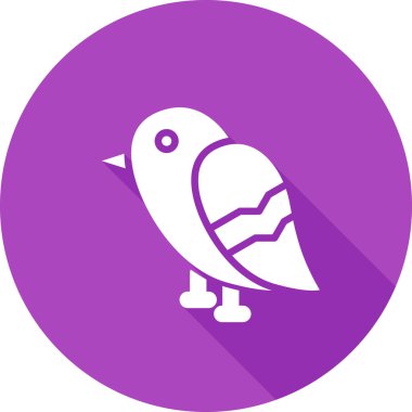 Kuş. Web simgesi basit illüstrasyon