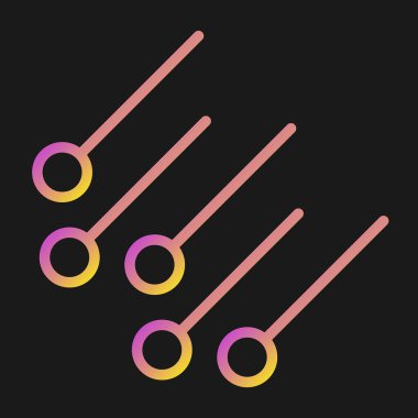 arkaplanda izole edilmiş renk vektörü simgesi