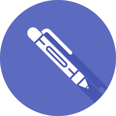 Kalem. Web simgesi basit illüstrasyon