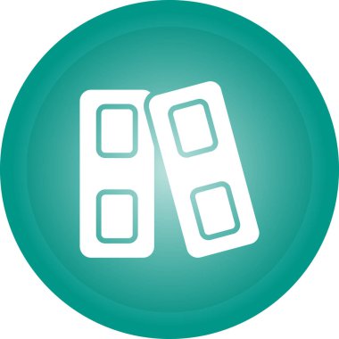 Haplar. Web simgesi basit tasarım