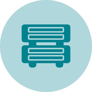 Kitaplar. Web simgesi vektör illüstrasyonu