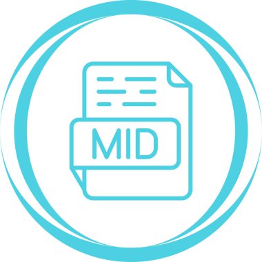 Dosya simgesinin vektör illüstrasyonu