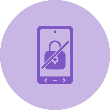 Akıllı telefon simgesinin vektör illüstrasyonu