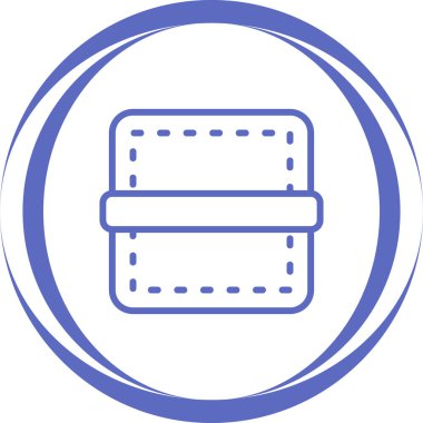 Modern b 'nin vektör illüstrasyonu eksik simgesi