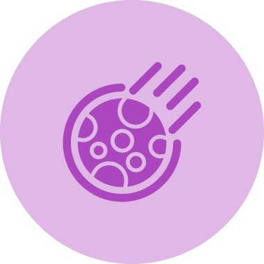 Bakteriler. Web simgesi basit illüstrasyon