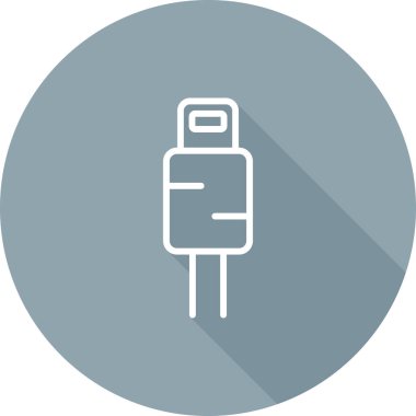 usb flash disk vektör simgesi