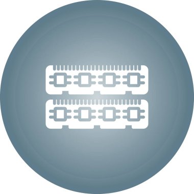 Modern b 'nin vektör illüstrasyonu denetim simgesinden yoksun