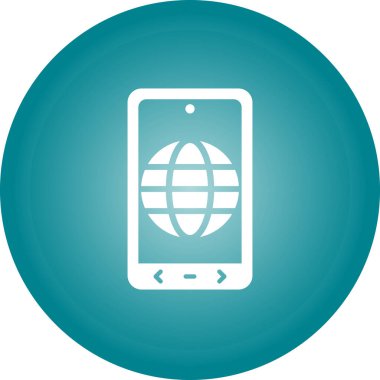 Smartphone Simgesi, vektör illüstrasyonu