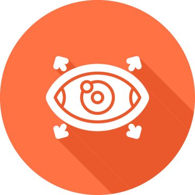 Göz simgesi vektör illüstrasyonu