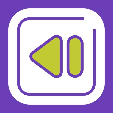 vektör müzik çalar düğmesi