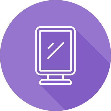 Bilgisayar. Web simgesi basit tasarım