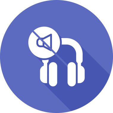 kulaklık simgesi çizimi, vektör 