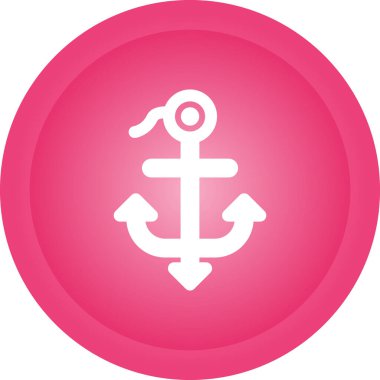 Çapa. Web simgesi basit illüstrasyon