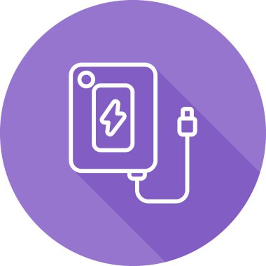 Pil. Web simgesi basit illüstrasyon