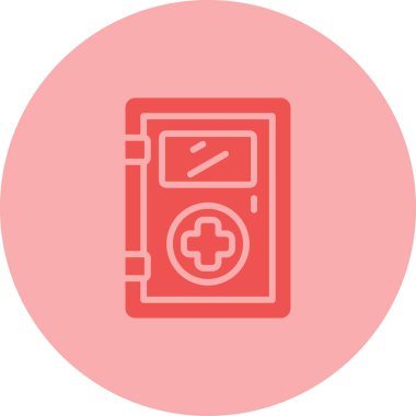 Pil simgesinin vektör illüstrasyonu