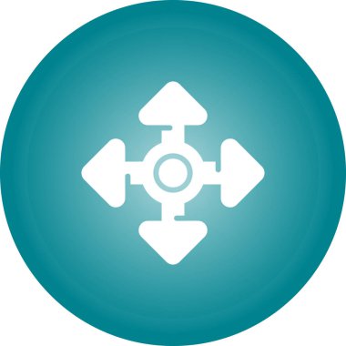 Modern bir simgenin vektör illüstrasyonu