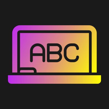 beyaz arkaplanda izole edilmiş renkli neon çizgi dosya simgesi. Kontrol listesi simgesi. İş konsepti. gradyan rastgele ana hatlar. vektör illüstrasyonu