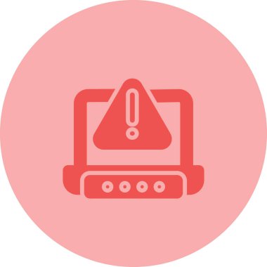 Bilgisayar. Web simgesi basit illüstrasyon