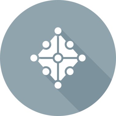 Modern simgenin vektör illüstrasyonu