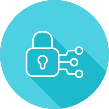 güvenlik kilidi vektör simgesi