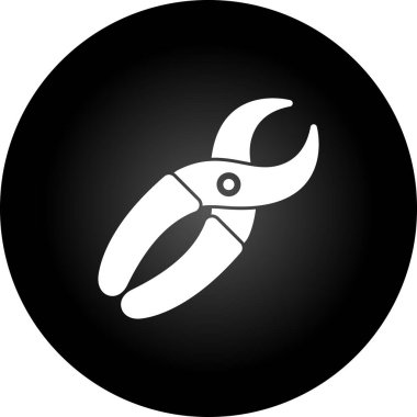 makas simgesi vektör illüstrasyonu