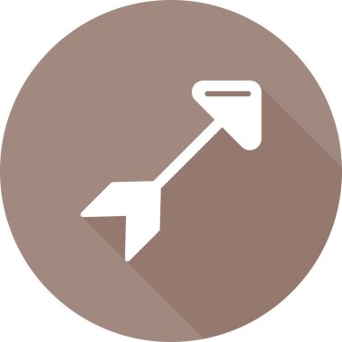 Ok. Web simgesi basit illüstrasyon