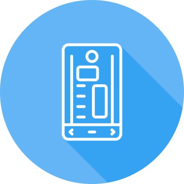 - Telefon. Web simgesi basit illüstrasyon