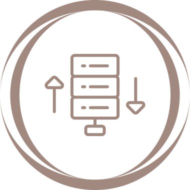 Dosya simgesinin vektör illüstrasyonu