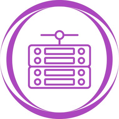 vektör radyo ağı simgesi