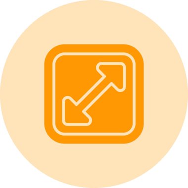 Ok. Web simgesi basit illüstrasyon