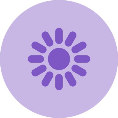 çiçek simgesi vektör illüstrasyonu