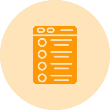 İş ve vektör illüstrasyonu için web simgesi