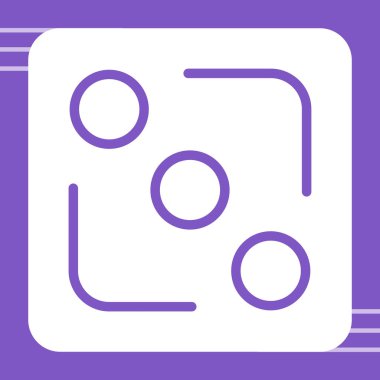 Tek izole edilmiş simgenin vektör illüstrasyonu