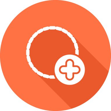 Tıbbi bir ikon. vektör illüstrasyonu