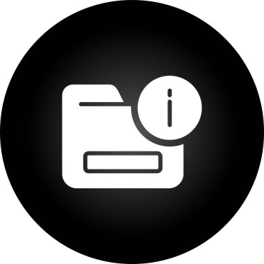 Belge modern simgesinin vektör illüstrasyonu