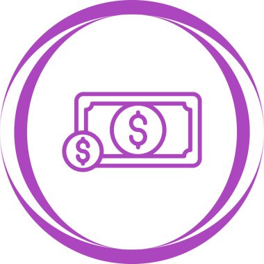 Dolar işareti vektör çizimi